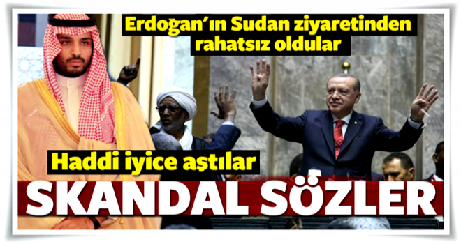 Erdoğan'ın Sudan ziyaretinden rahatsız oldular