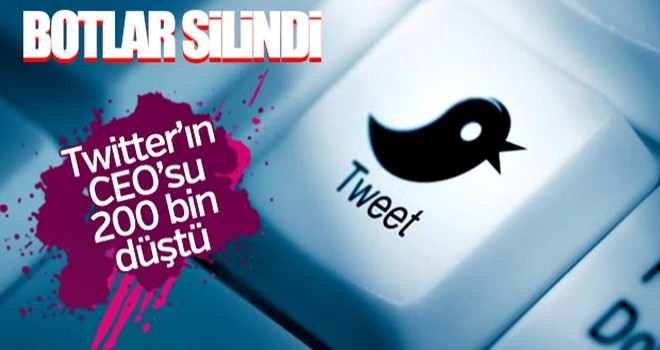 Twitter bot hesapları sildi