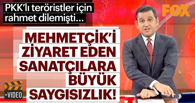 Fatih Portakal Mehmetçik'i ziyaret eden sanatçıları hedef tahtasına koydu!