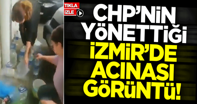 CHP'nin yönettiği İzmir'de altyapı sistemi çöktü, hayat durdu! Vatandaşlar çatıdan akan suyu kullandı