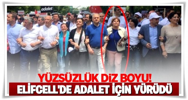 Yüzsüzlük diz boyu! O da 'adalet' için yürüdü