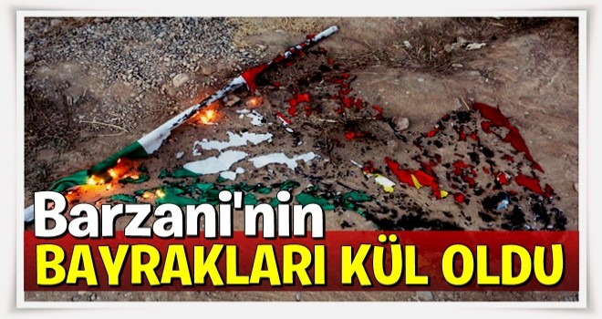 Barzani'nin bayrakları indiriliyor