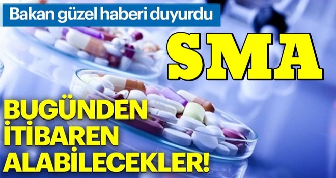 SMA hastalarına güzel haber! Bugünden itibaren ilaçlarını alabilecekler