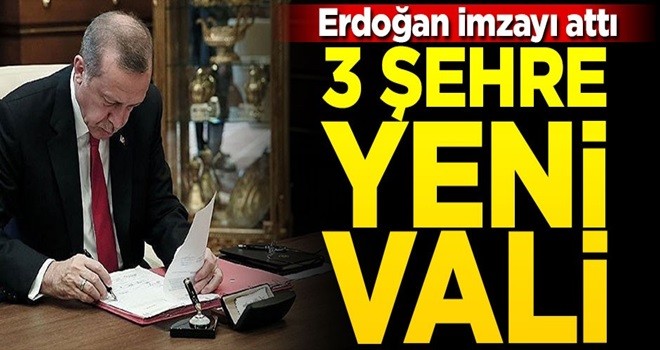 3 ilin valisi 9 ilin emniyet müdürü değişti