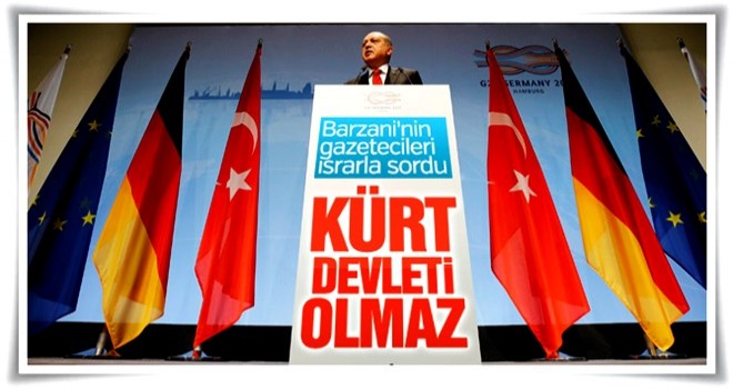 Kürt gazetecilerden Erdoğan'a ısrarlı bölünme soruları