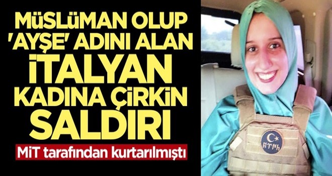 MİT’in kurtardığı İtalyan kız kullanacağı ismi açıkladı: