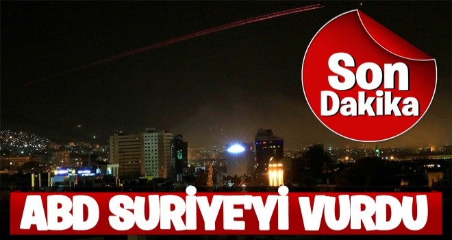 ABD Suriye'yi vurdu