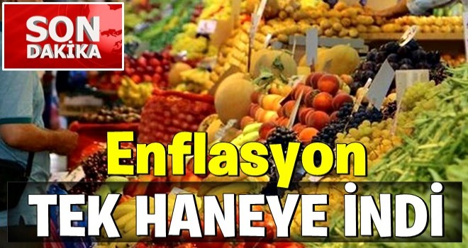 Enflasyon rakamları açıklandı