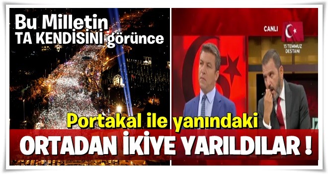 Meydanların dili Fatih Portakal'ın yüzüne yansıdı