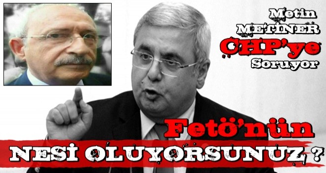 FETÖ'nün nesi oluyorsunuz?