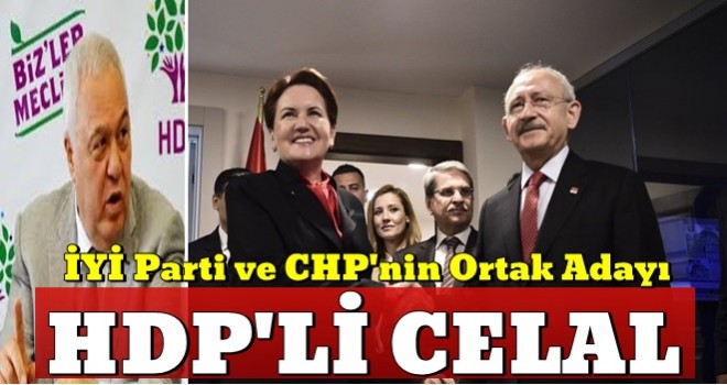 HDP'li Celal Doğan, İYİ Parti ve CHP'nin Ortak Adayı Oluyor