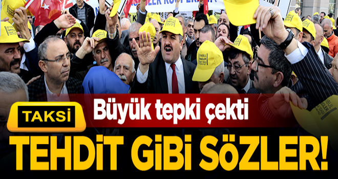 Başkanın tehdit gibi sözleri tepki çekti!