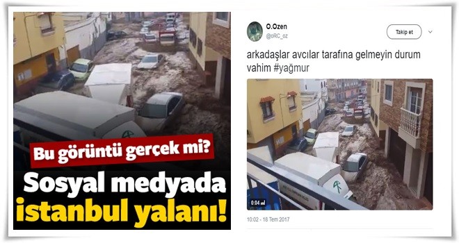 Sosyal medyada İstanbul yalanı!