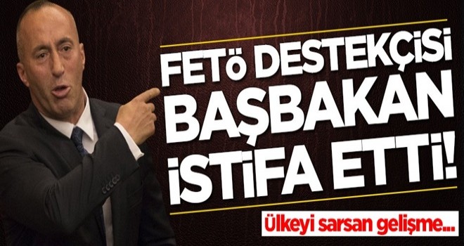 FETÖ destekçisi başbakan istifa etti