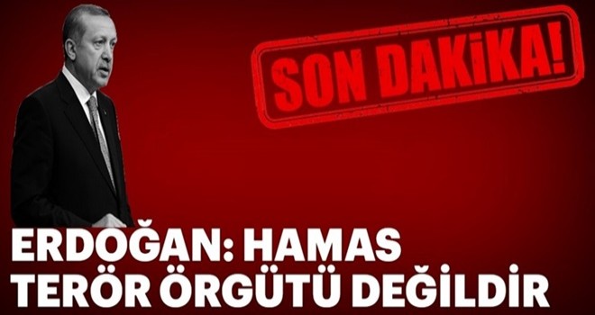 Cumhurbaşkanı Erdoğan: Filistinliler terörist değildir"