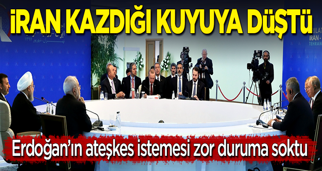 Canlı yayın tuzağına İran'ın kendisi düştü! Erdoğan'ın ateşkes istemesi...