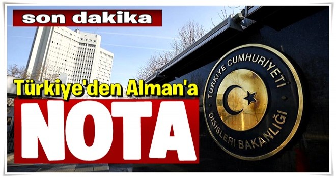 Türkiye'den Almanya'ya "Adil Öksüz" notası!