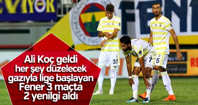 Fenerbahçe İzmir'den eli boş döndü