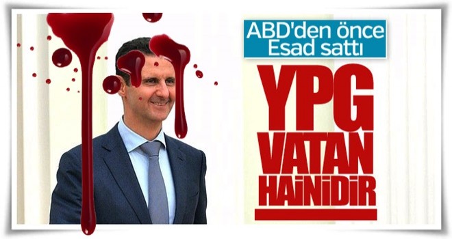 Esed'den YPG'ye sert sözler!