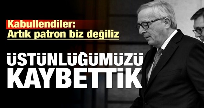 AB: Dünyanın patronu olduğumuzu sanıyoruz ama...