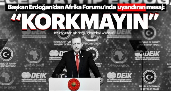 Başkan Erdoğan'dan "Yerli para" açıklaması: "Bizi korkutan ışık değil içimizdeki karanlık"