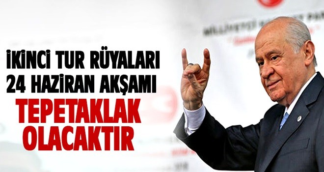 Bahçeli’den ikinci tur çıkışı: Çaresizliklerinin ispatı