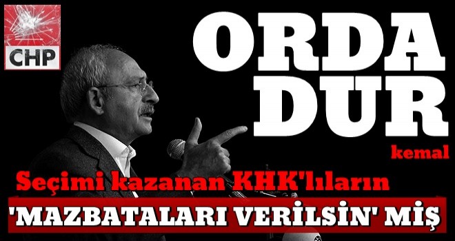 "Seçimi kazanan KHK'lılara mazbataları verilsin!"