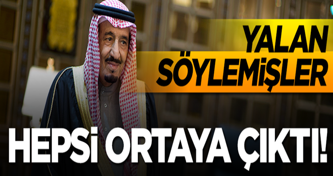 Yalan söylediler....Suudi Arabistan'ın aldığı silahları gizlemişler!