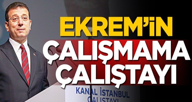 Ekrem İ.oğlu'nun çalışmama çalıştayı