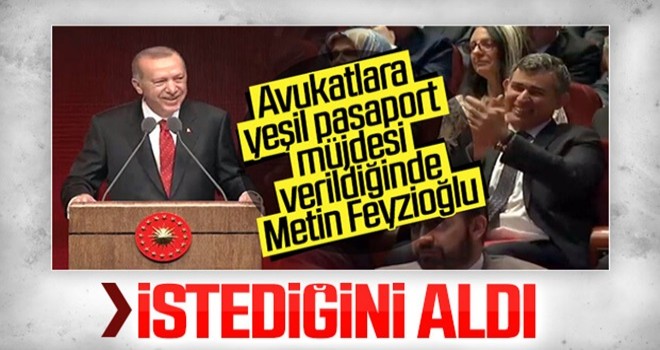 Avukatlar 'yeşil pasaport'a kavuştu