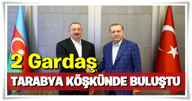 Erdoğan ve Aliyev Tarabya Köşkü'nde Görüştü