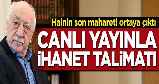 İhanete doymuyor... Canlı yayında talimat yağdırmış!