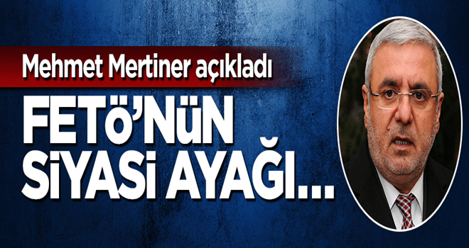 Mehmet Metiner açıkladı: FETÖ'nün siyasi ayağı...