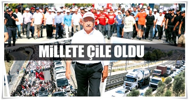 Millete çile oldu