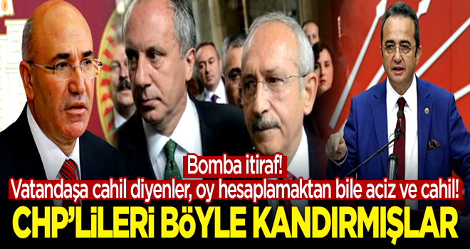 CHP oylarını hesaplamaktan bile aciz... Bomba itiraf!