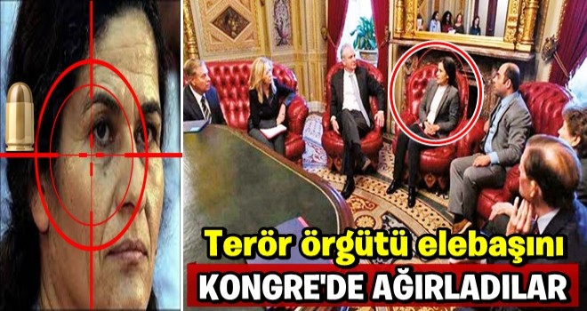 Terör örgütü elebaşını Kongre'de ağırladılar