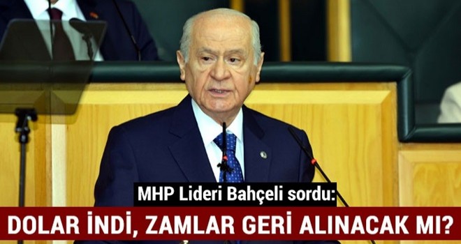 Bahçeli: Sinsi fırsatçılar belirlenmeli