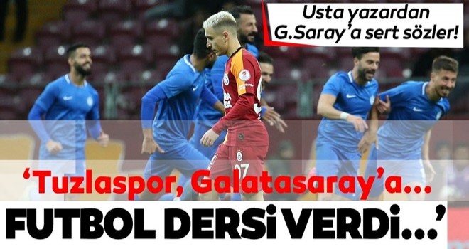 10 kişi kalan Tuzlaspor, Galatasaray'ı tuzla buz etti!