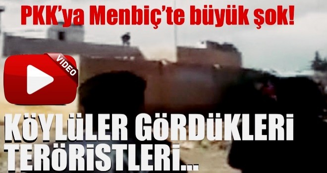 Menbiç'te köylülerden PKK'ya büyük şok!