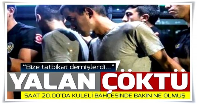 'Tatbikat' yalanı çöktü! Kuleli içtimasında bakın ne olmuş .