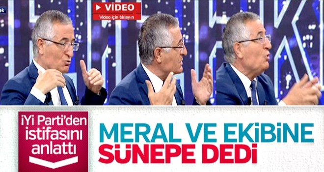 Özcan Yeniçeri: Böyle sünepe yerde durmam