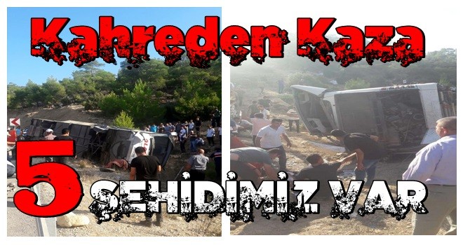 Son dakika: Mersin'den kahreden haber: 5 askerimiz şehit oldu!