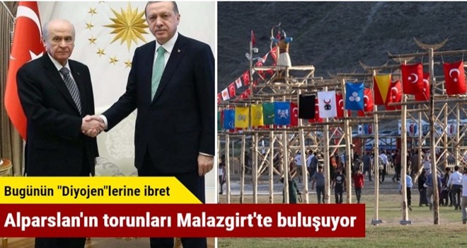 Alparslan'ın torunları Malazgirt Ovası'nda buluşuyor...