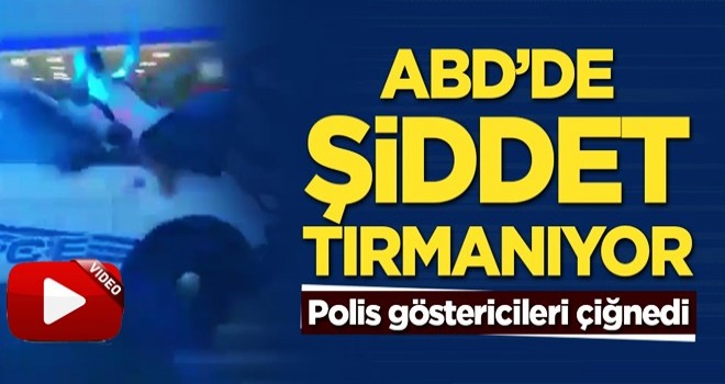 ABD'de polis göstericileri ezdi