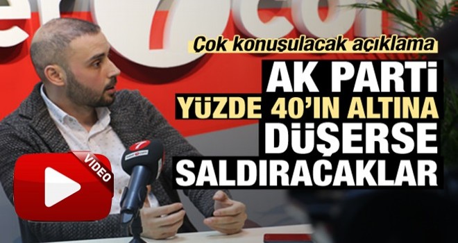 Selman Öğüt: AK Parti yüzde 40'ın altına düşerse saldıracaklar