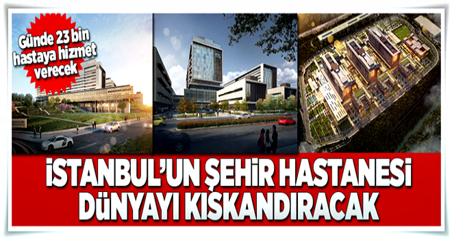 İşte İstanbul'a yapılacak dev şehir hastanesi!