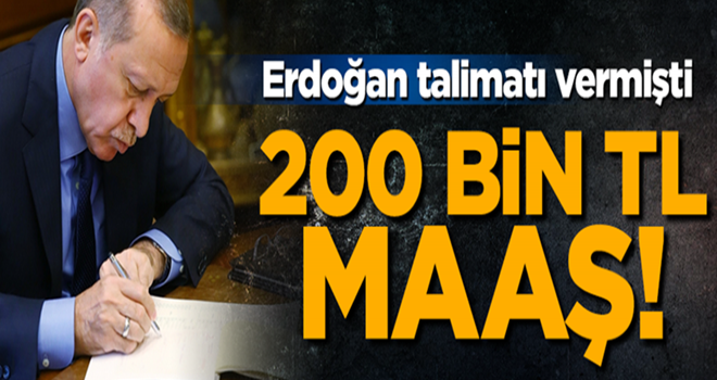 Tavan sınırı kaldırıldı! 200 bin TL'ye kadar maaş ödenebilecek