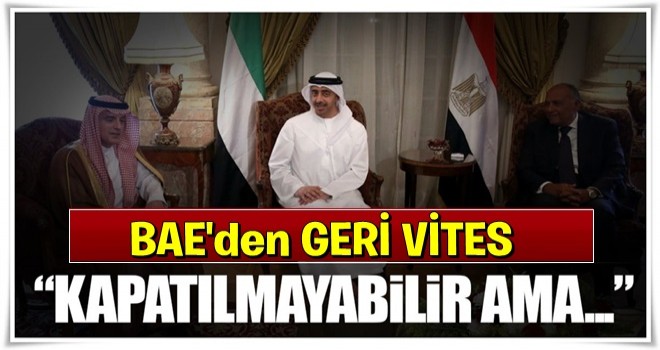 BAE'den geri vites! 'Kapatılmayabilir'