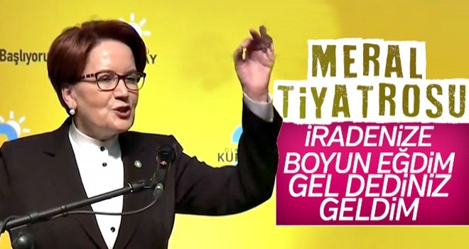 Akşener'den partililere: İradenize boyun eğdim