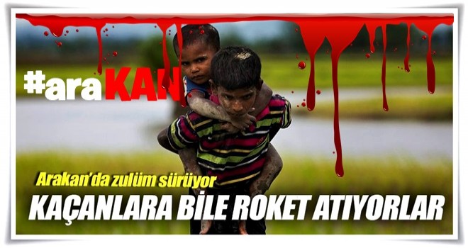 Kaçanlara bile roket atıyorlar